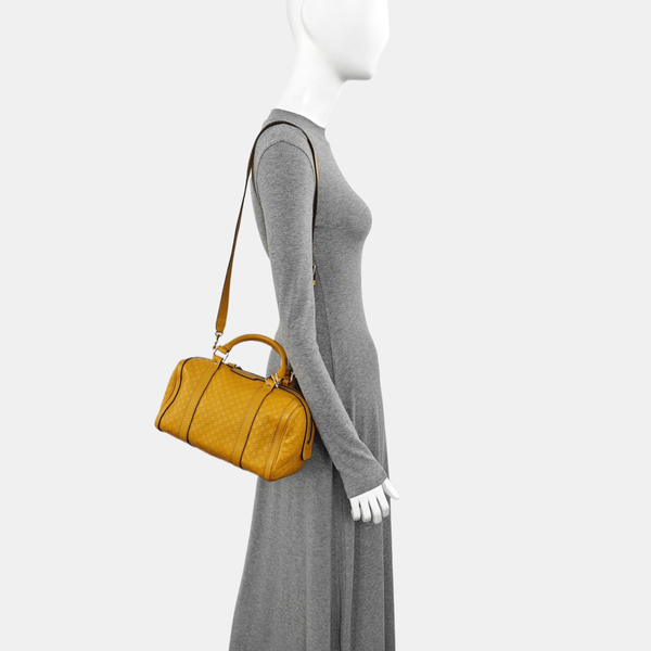 Microguccissima Monogram Calfskin Yellow