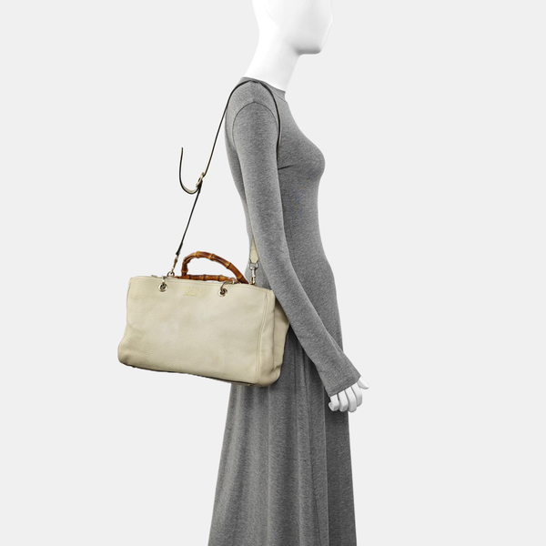 Bamboo 1947 Calfskin White