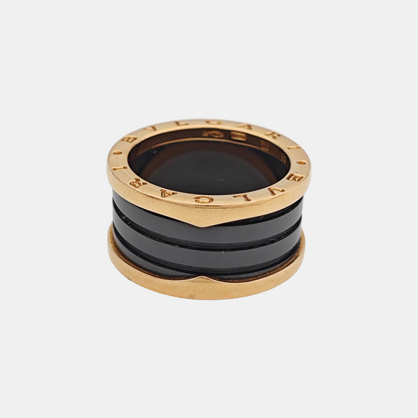 B.ZERO1 18k Rose Gold Ring EU 58