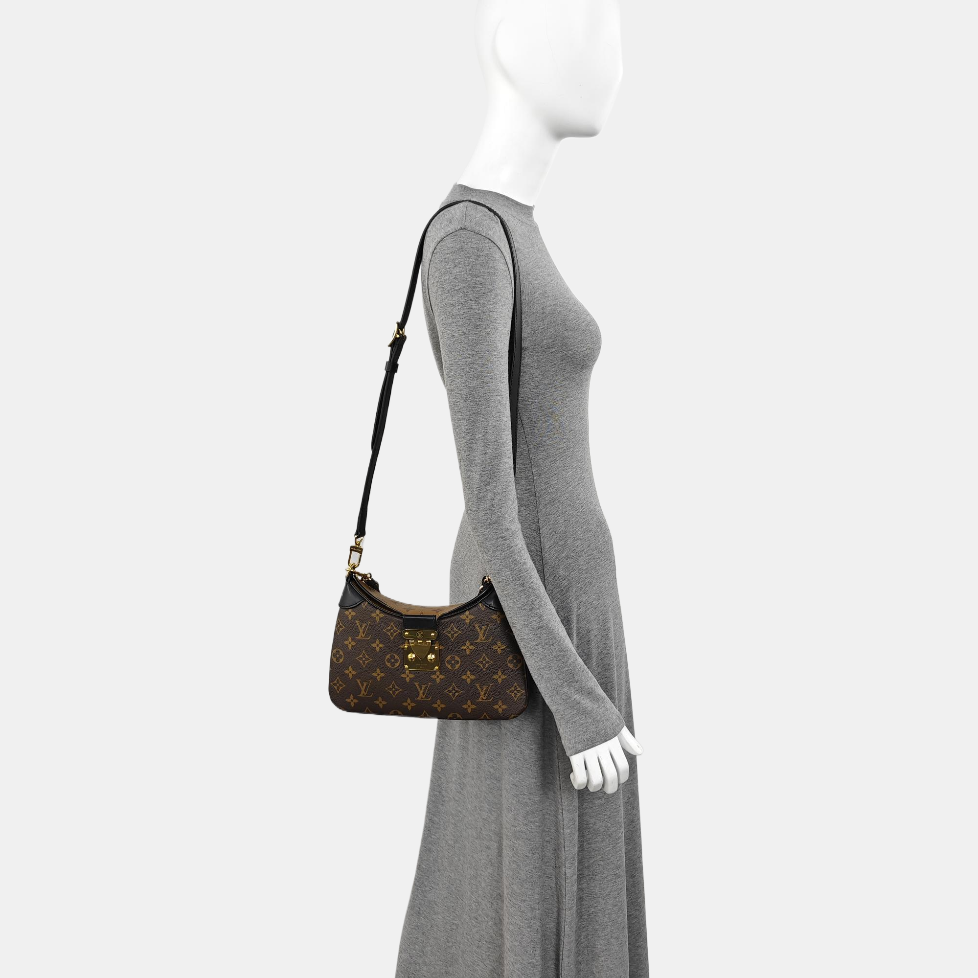 TWINNY Monogram Coated Canvas Brown