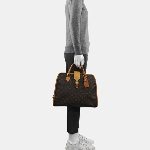 VINTAGE RIVOLI Monogram Coated Canvas Brown
