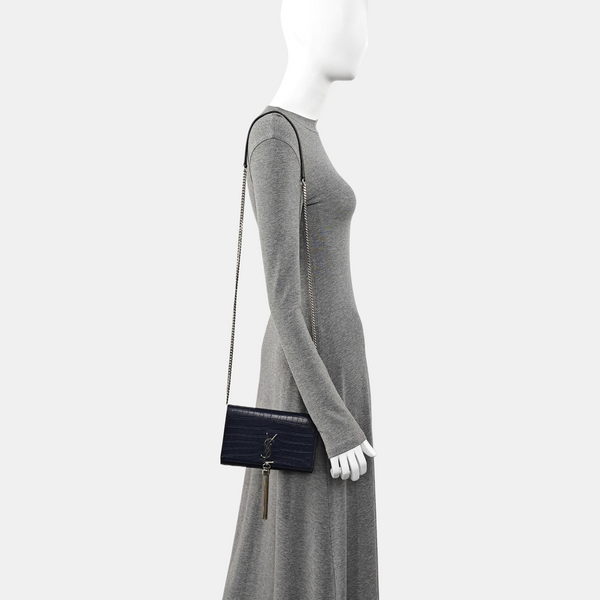 Authenticated pre-owned  KATE Calfskin Blue - Shoulder Bag at Looply