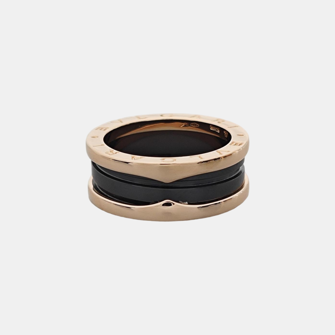 B.ZERO1 18k Rose Gold Ring EU 54