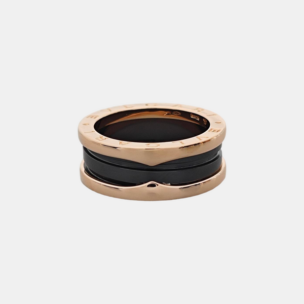B.ZERO1 18k Rose Gold Ring EU 54