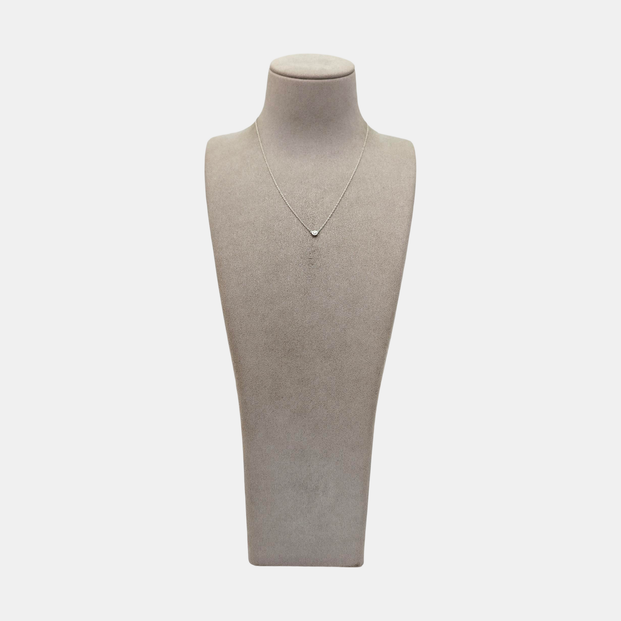 Elsa Peretti Platinum 950 Silver Necklace