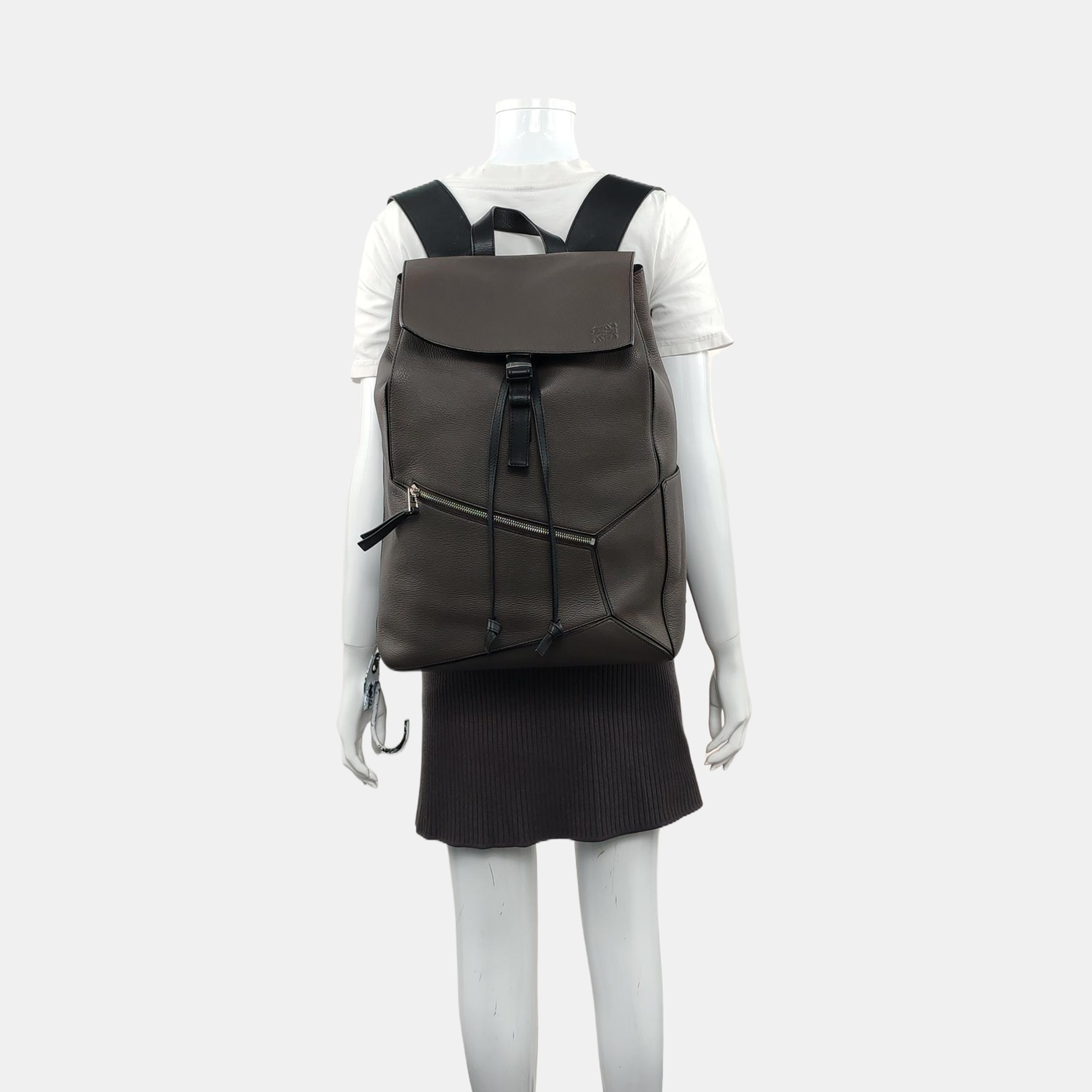 Puzzle Large Calfskin Gray