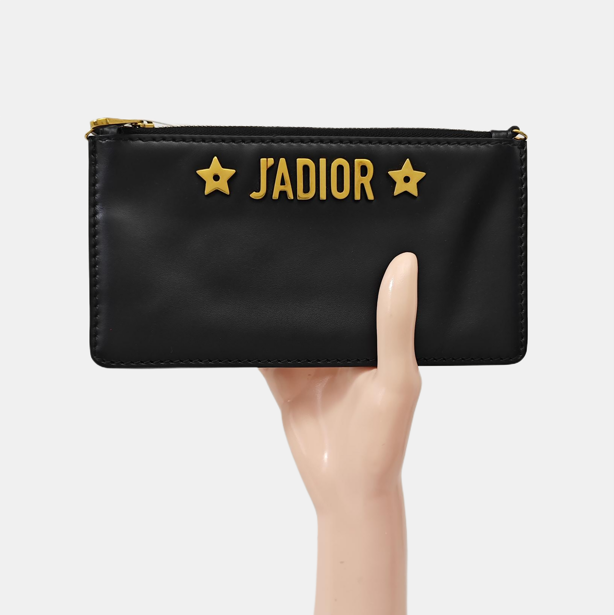 Calfskin Clutch Black