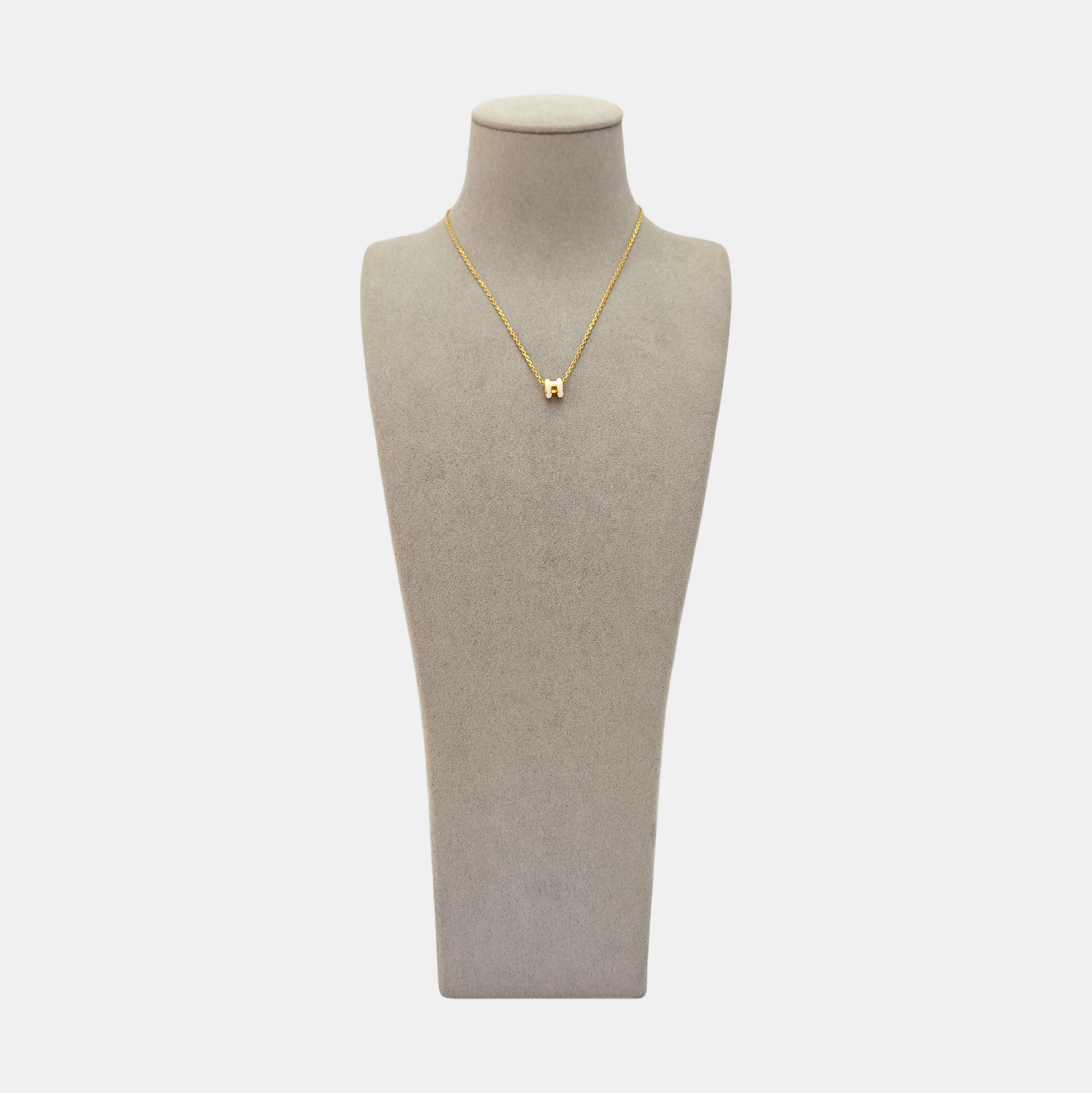 Pop H Metal Gold Necklace