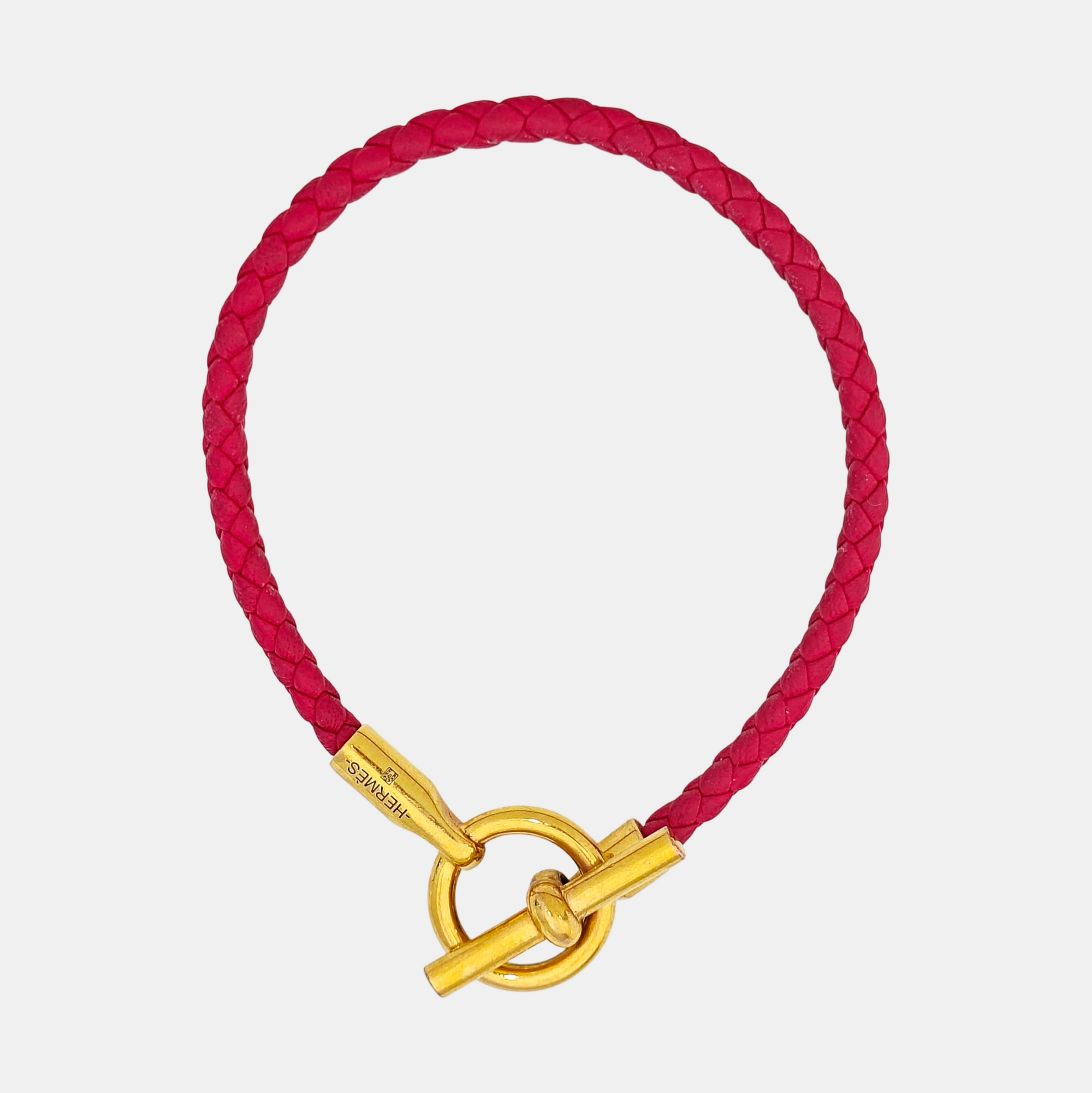 Glenan Leather Red Bracelet
