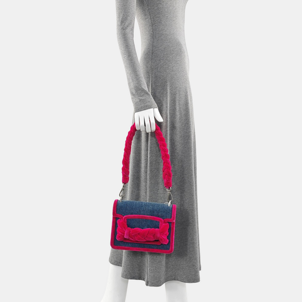 Denim Shoulder Bag Blue