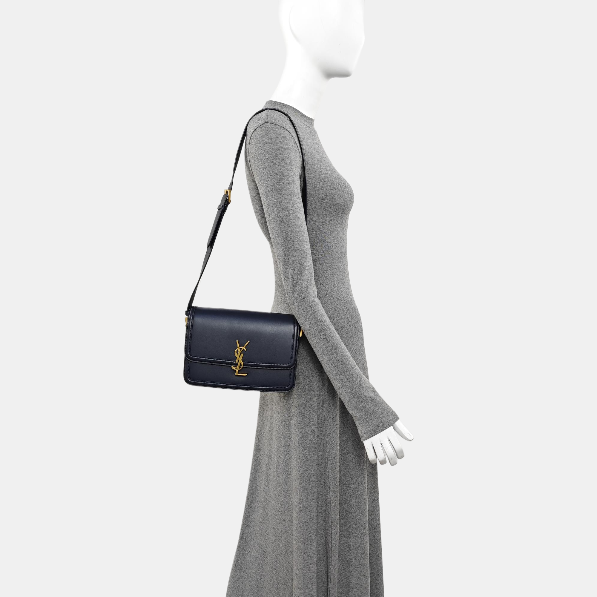 SOLFERINO Medium Calfskin Blue
