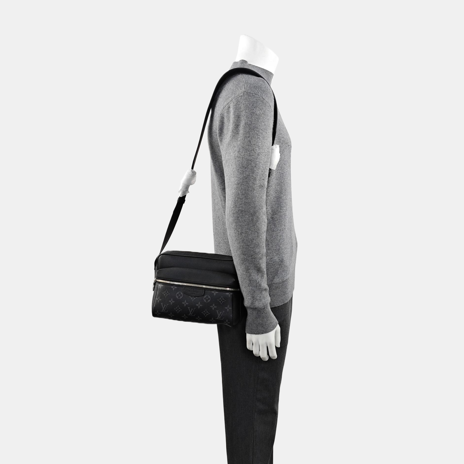 OUTDOOR PM Monogram Coated Canvas Black