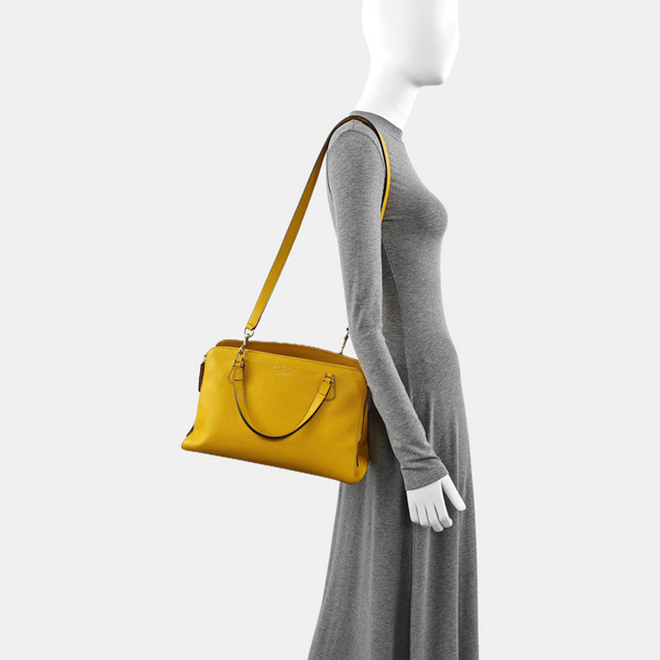 Calfskin Tote Bag Yellow