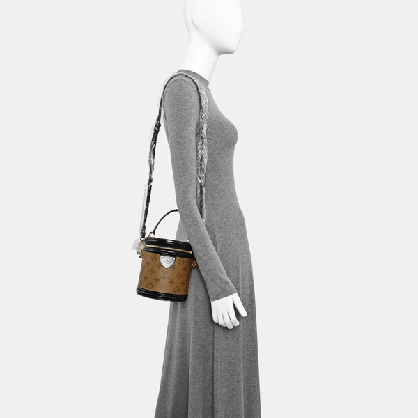 CANNES PM Monogram Coated Canvas Brown