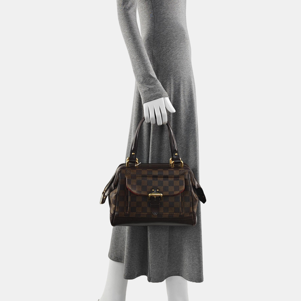 KNIGHTSBRIDGE Damier Ebene Coated Canvas Brown