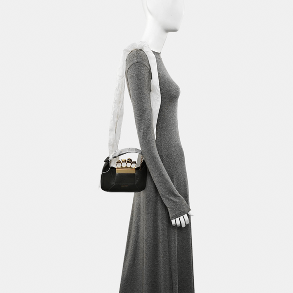 Calfskin Shoulder Bag Black