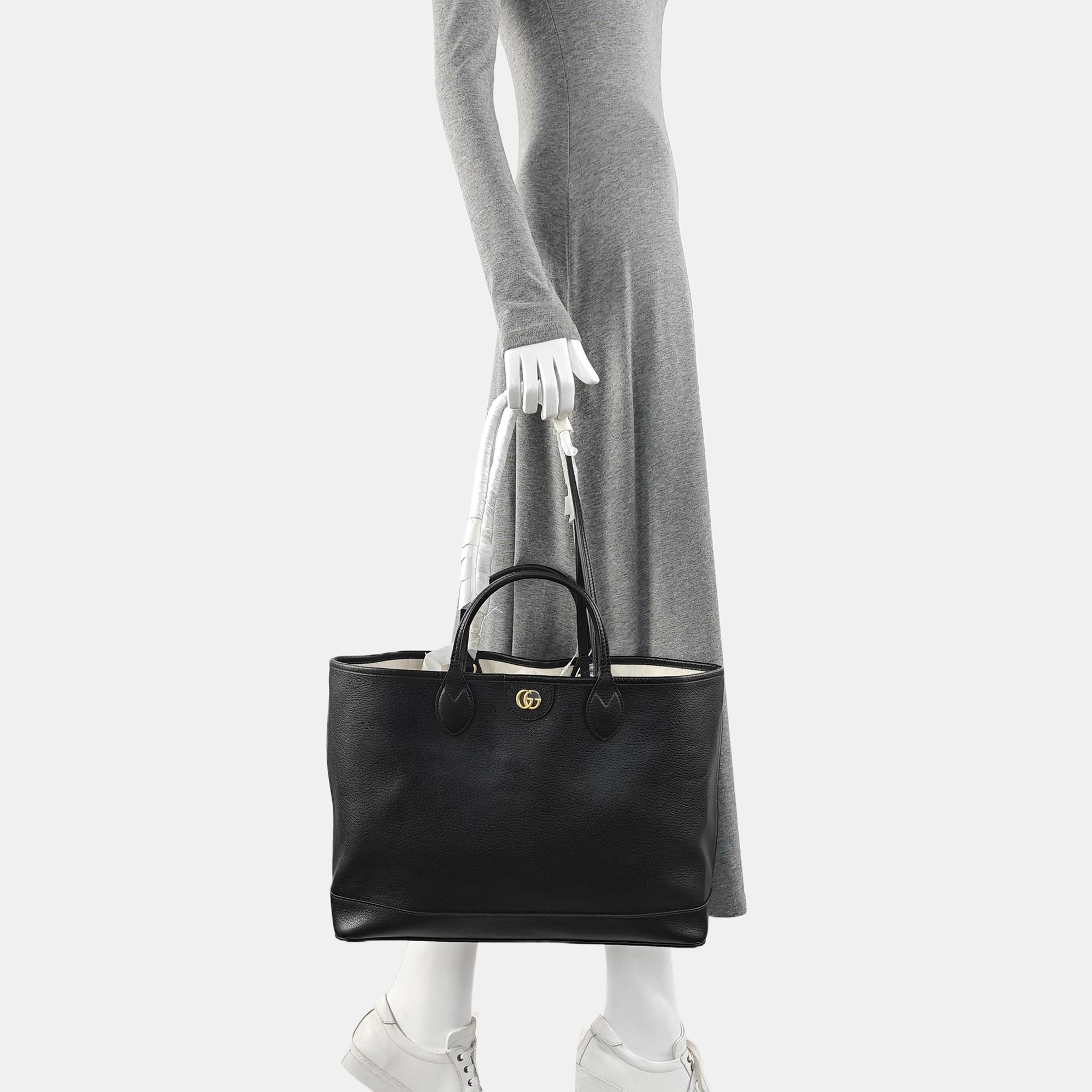 Ophidia Large Calfskin Black