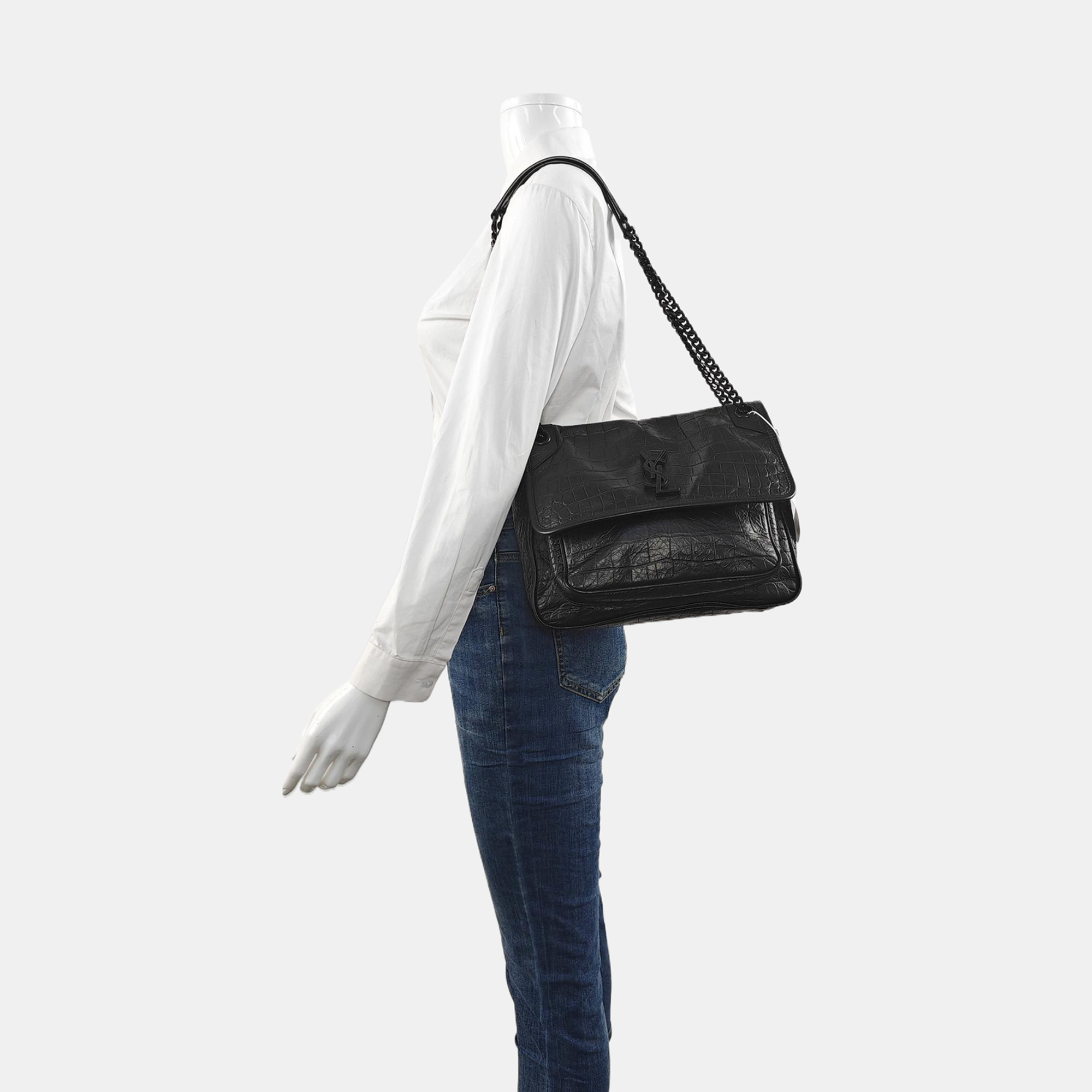 NIKI Medium Calfskin Black