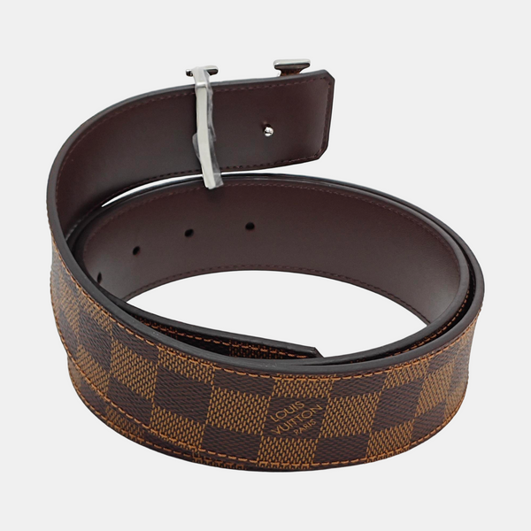 Coated Canvas Belt Brown