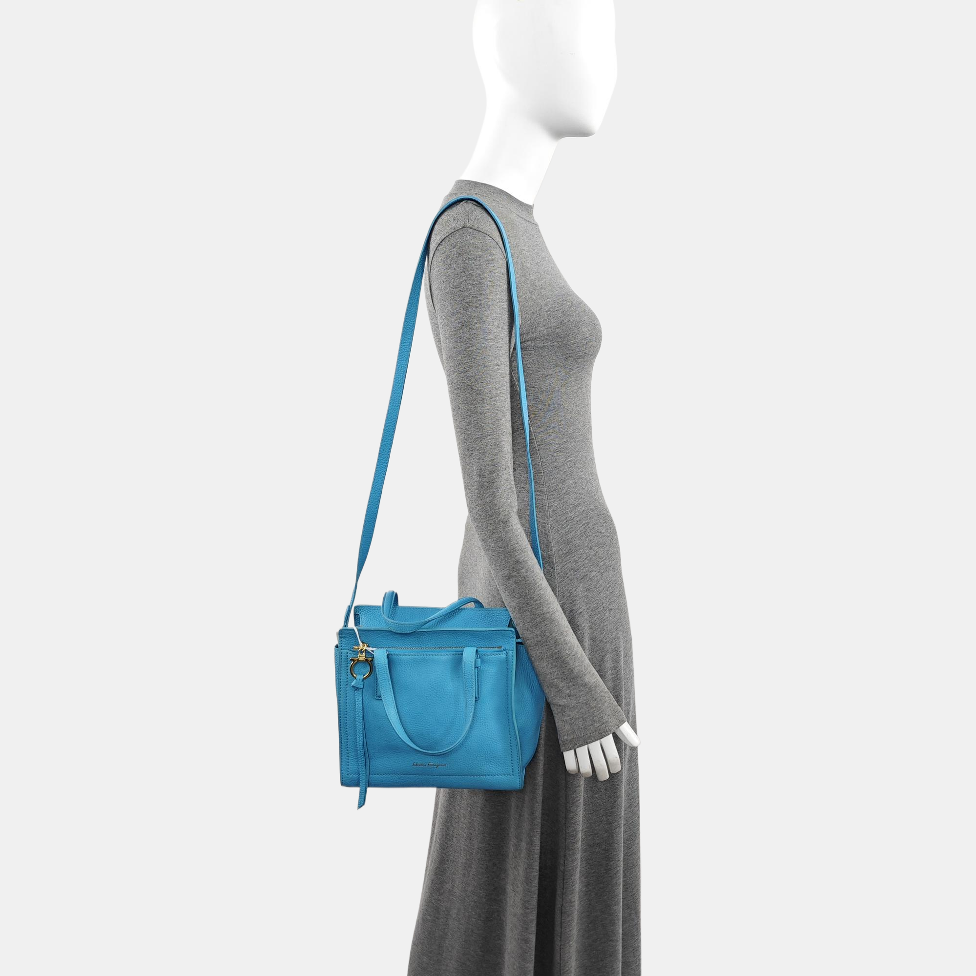 Amy Small Calfskin Blue