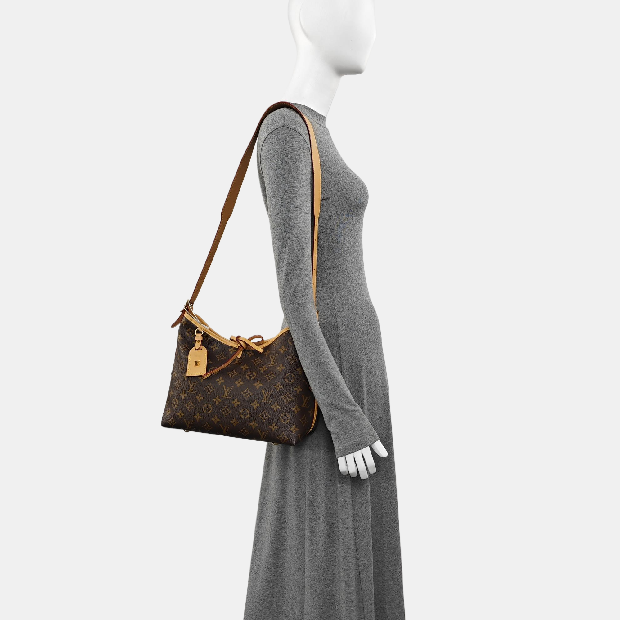 CARRYALL PM Monogram Coated Canvas Brown