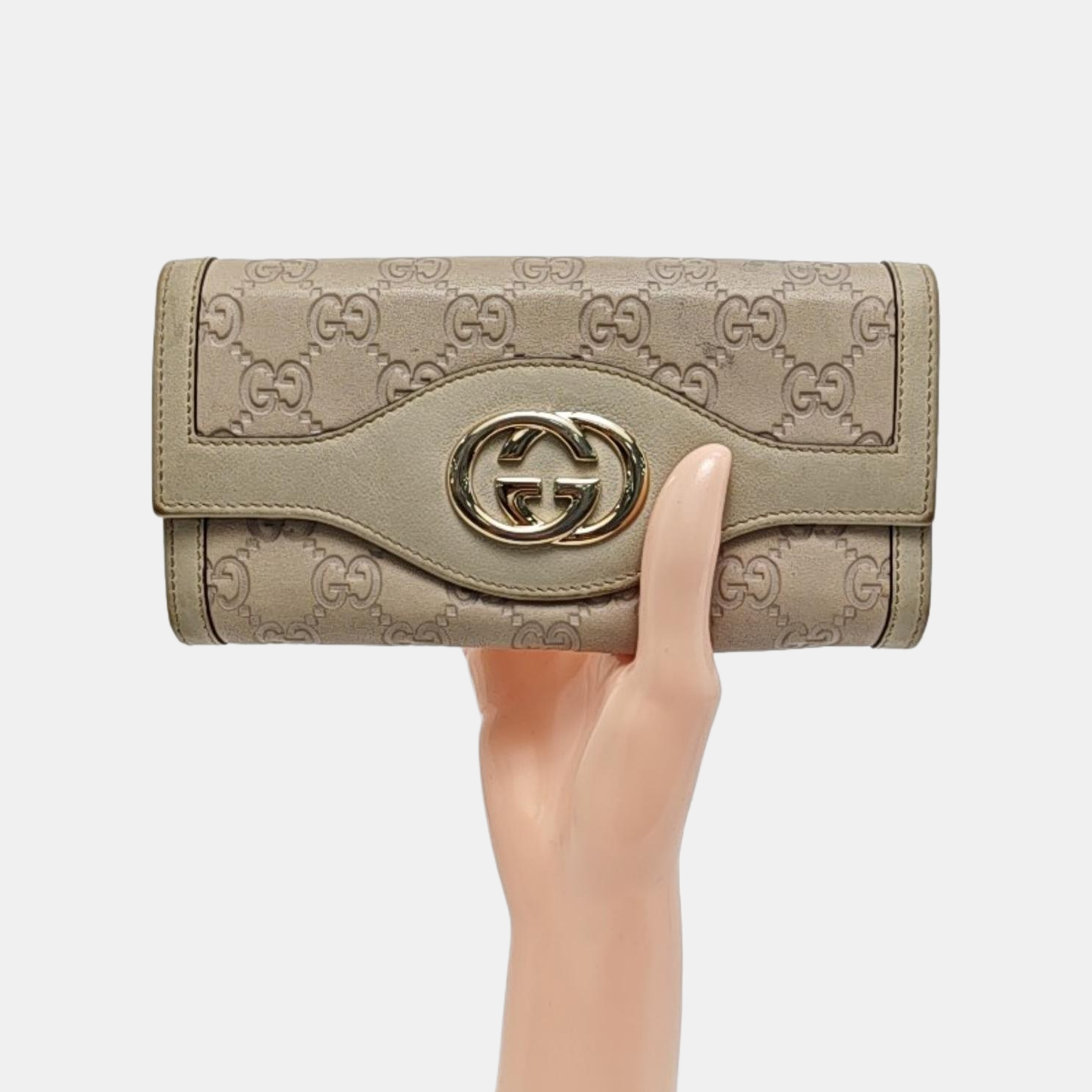Calfskin Wallet White