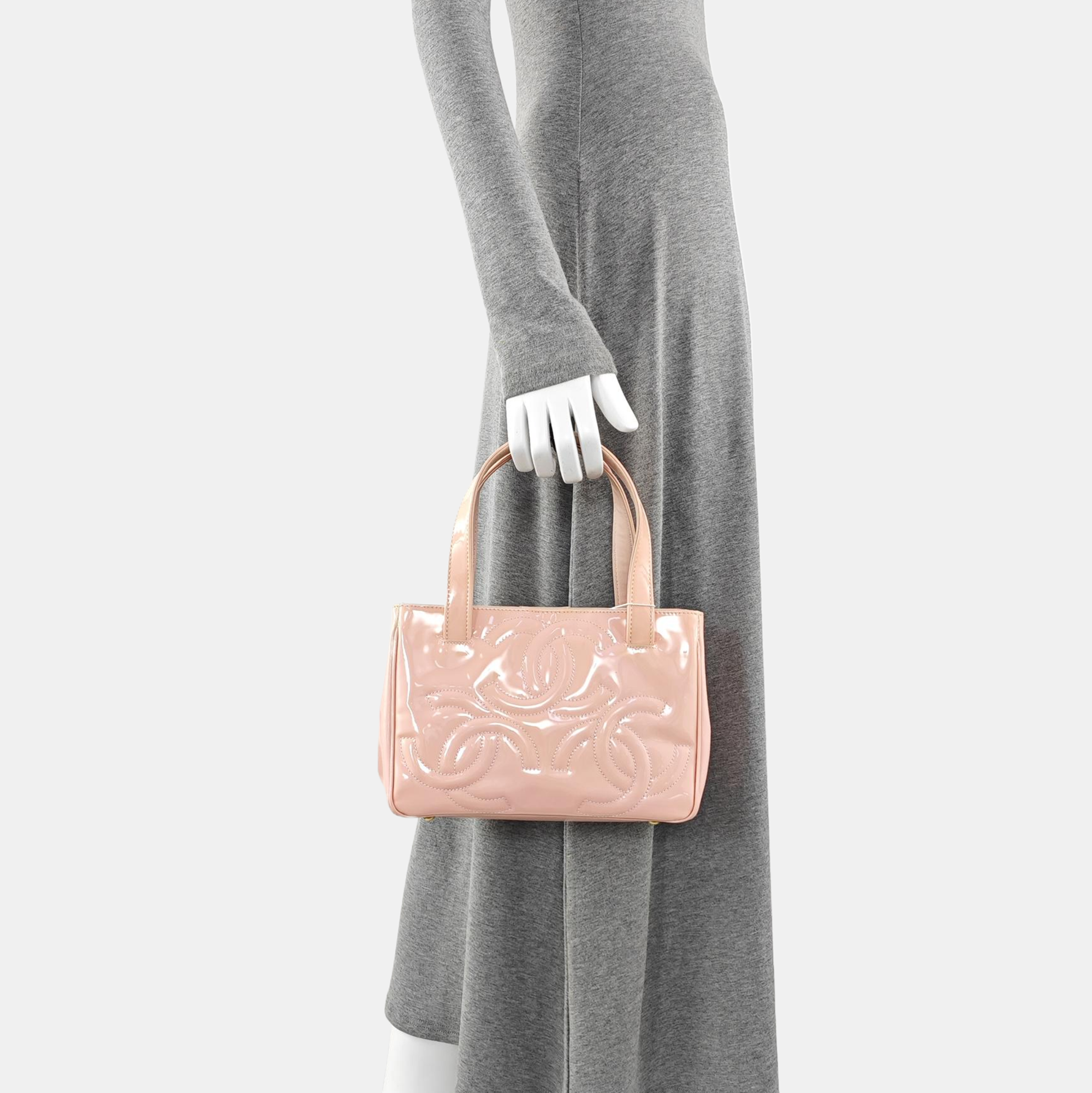 TRIPLE CC Medium Patent Leather Pink