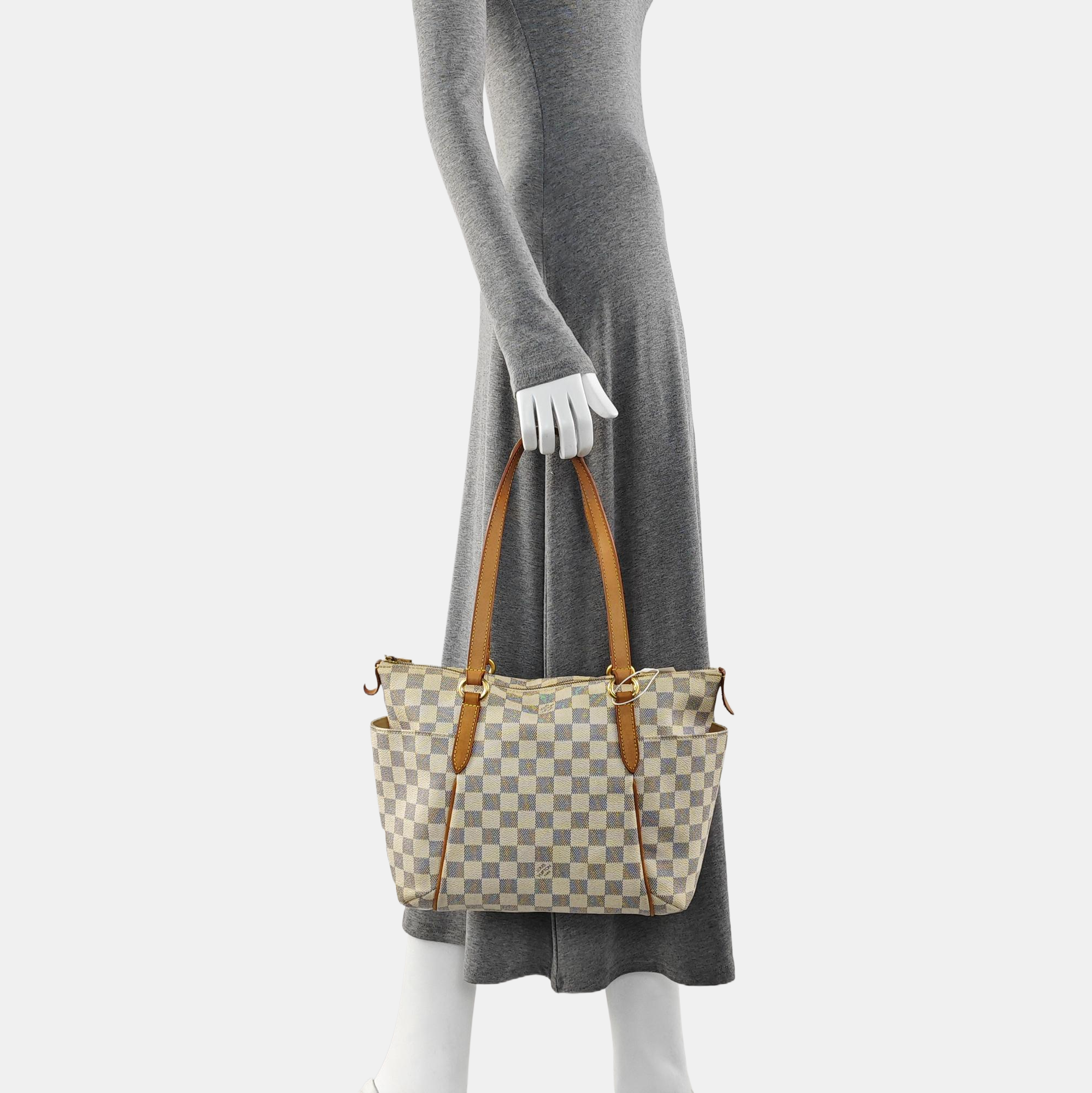 TOTALLY Damier Azur Coated Canvas Beige
