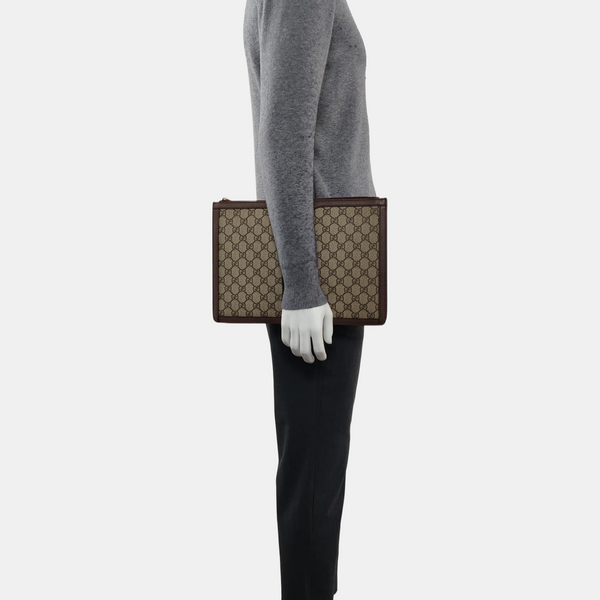 Ophidia Monogram Coated Canvas Beige