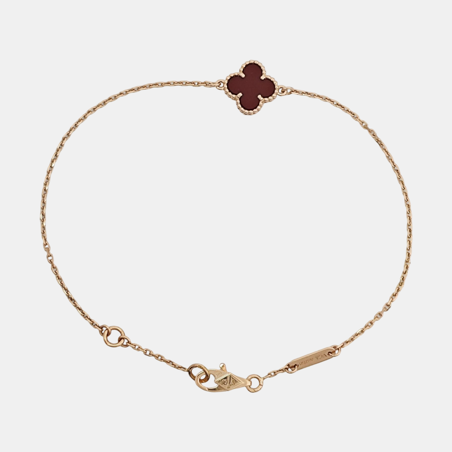 Sweet Alhambra 18k Rose Gold Bracelet
