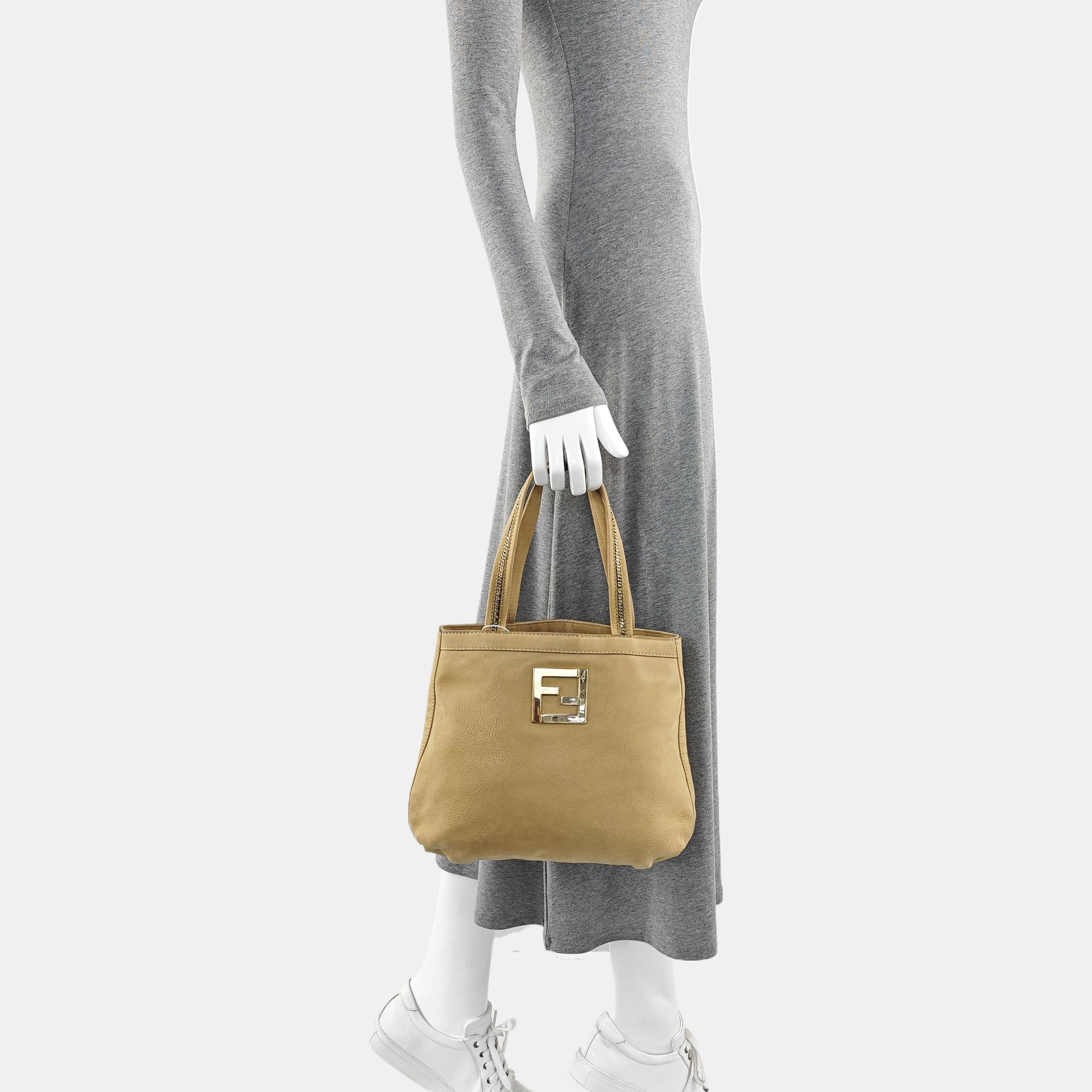 Calfskin Tote Bag Brown