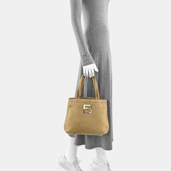 Calfskin Tote Bag Brown