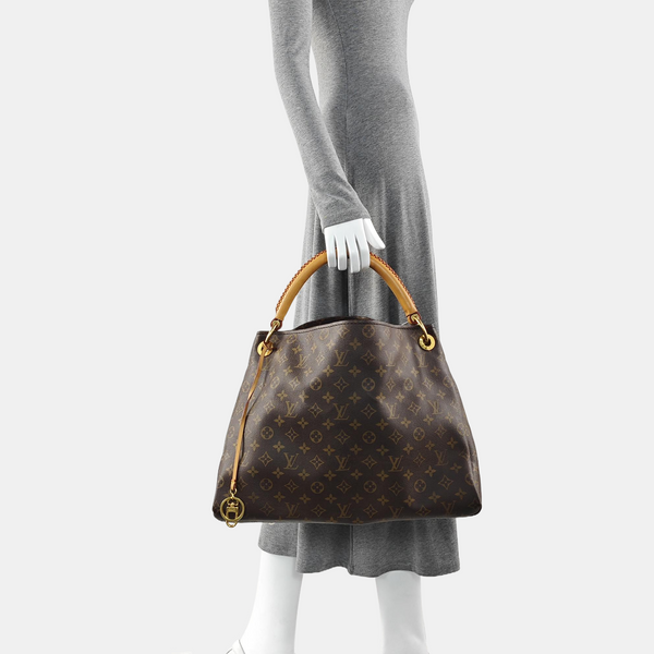 ARTSY MM Monogram Coated Canvas Brown
