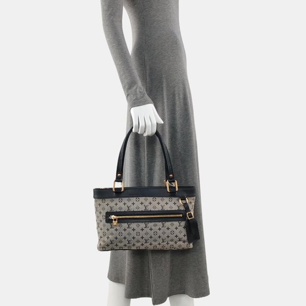 LUCILLE PM Monogram Canvas Gray