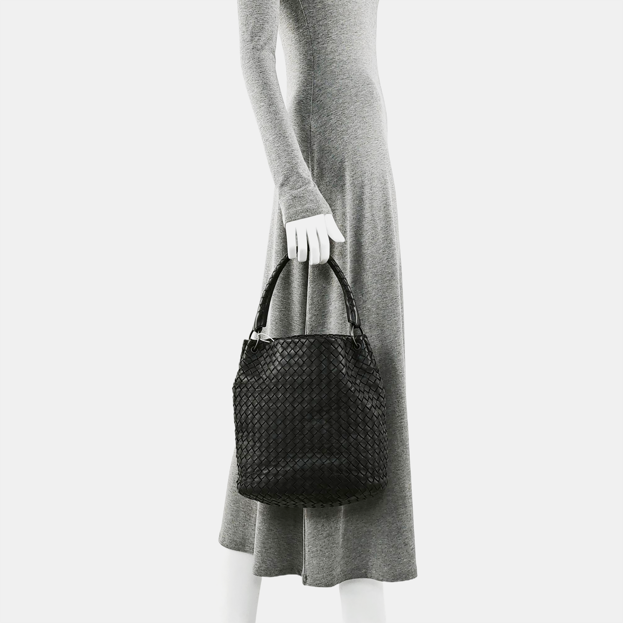 Lambskin Bucket Bag Blue