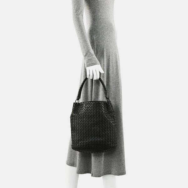 Lambskin Bucket Bag Blue