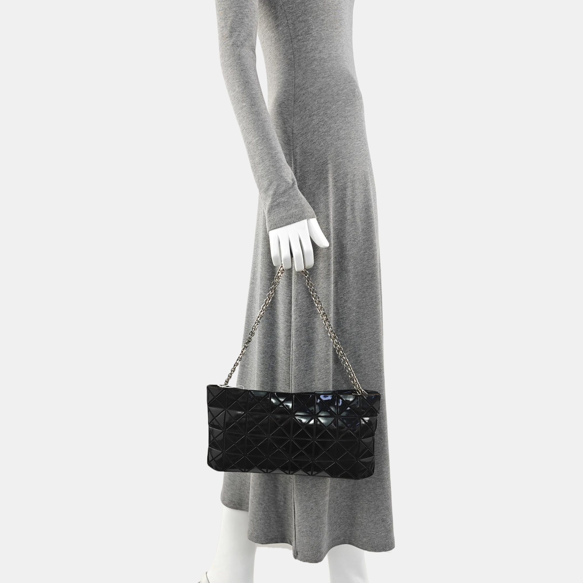 Special Material Top Handle Bag Black