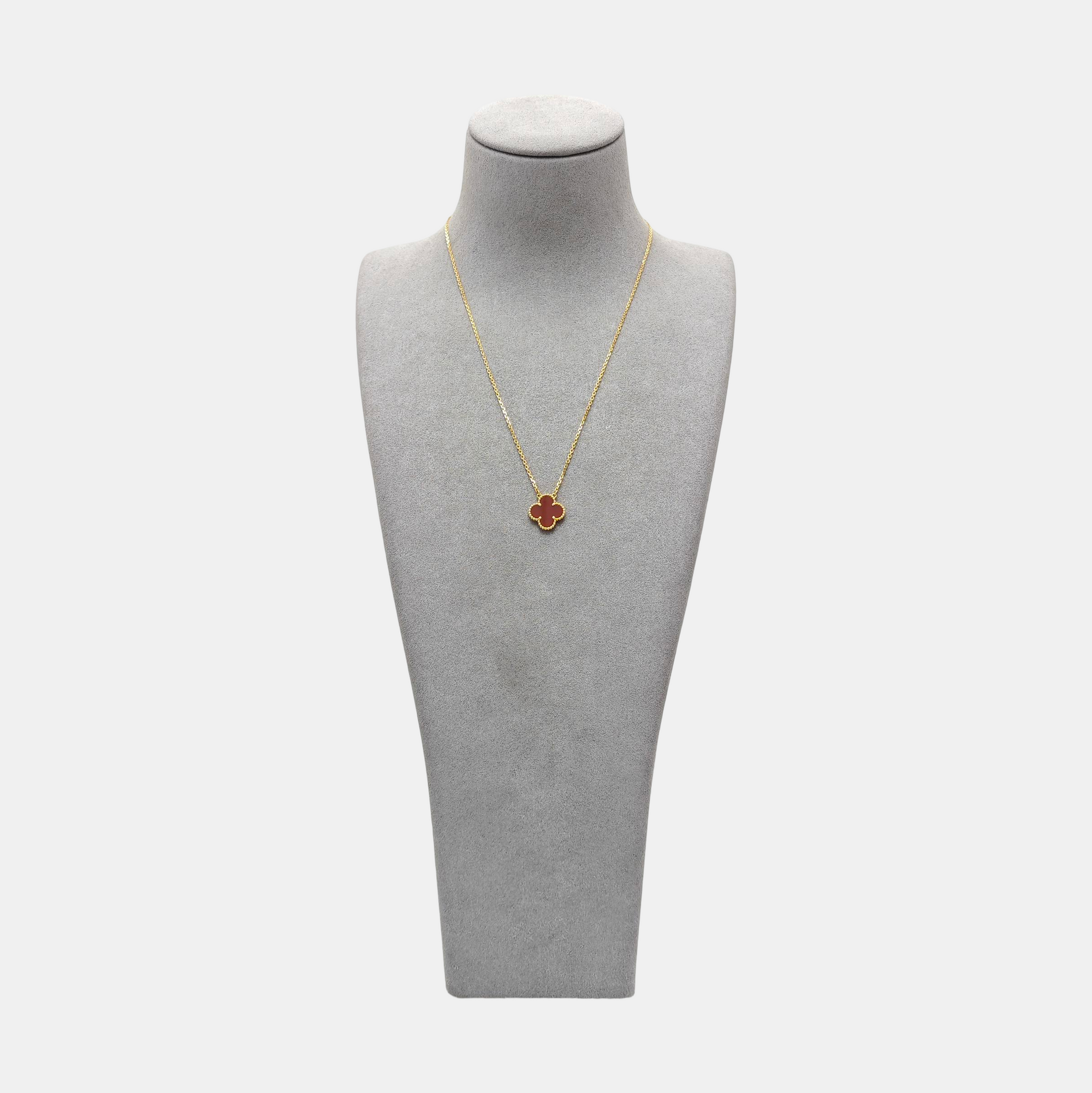 Vintage Alhambra 18k Gold Necklace