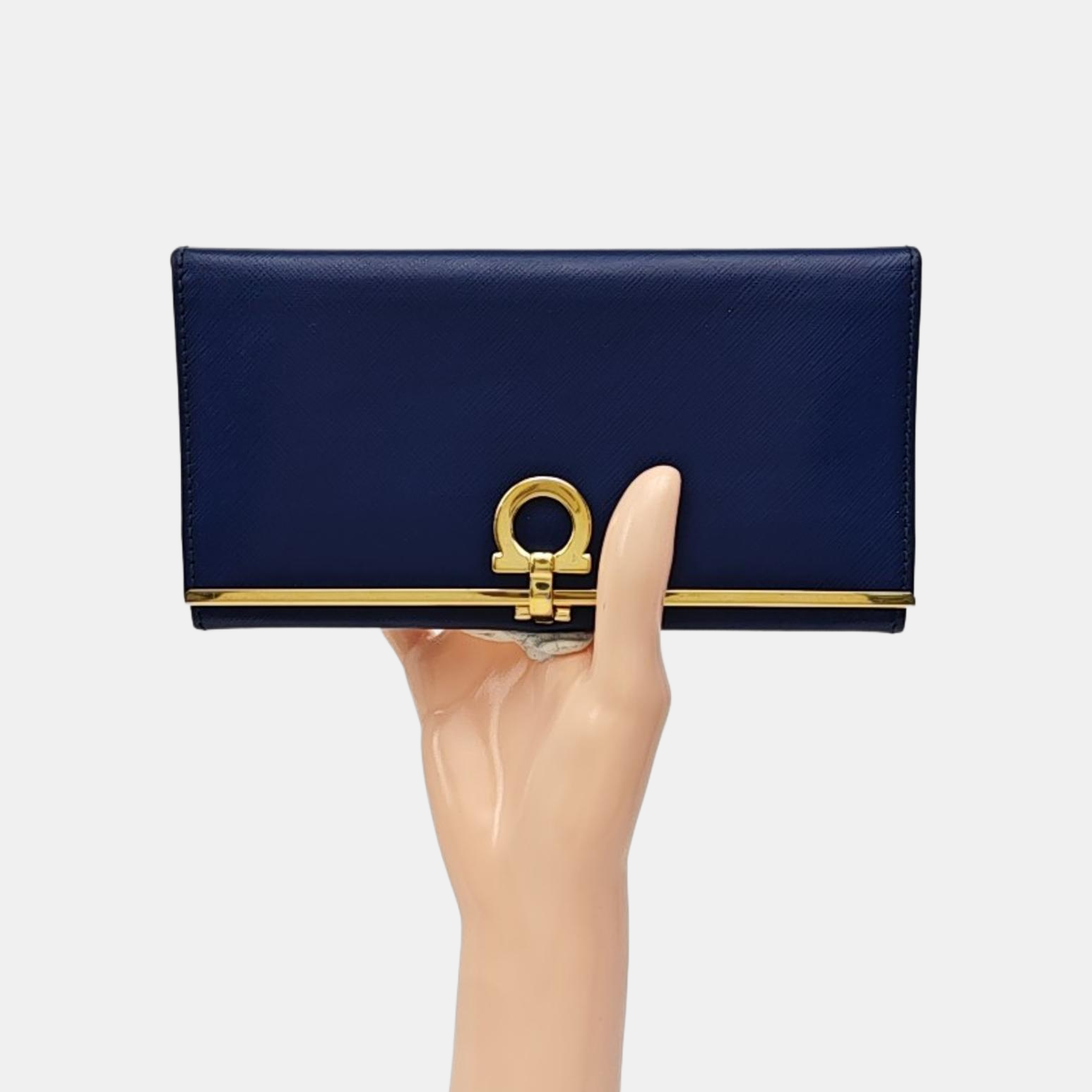 Calfskin Wallet Blue