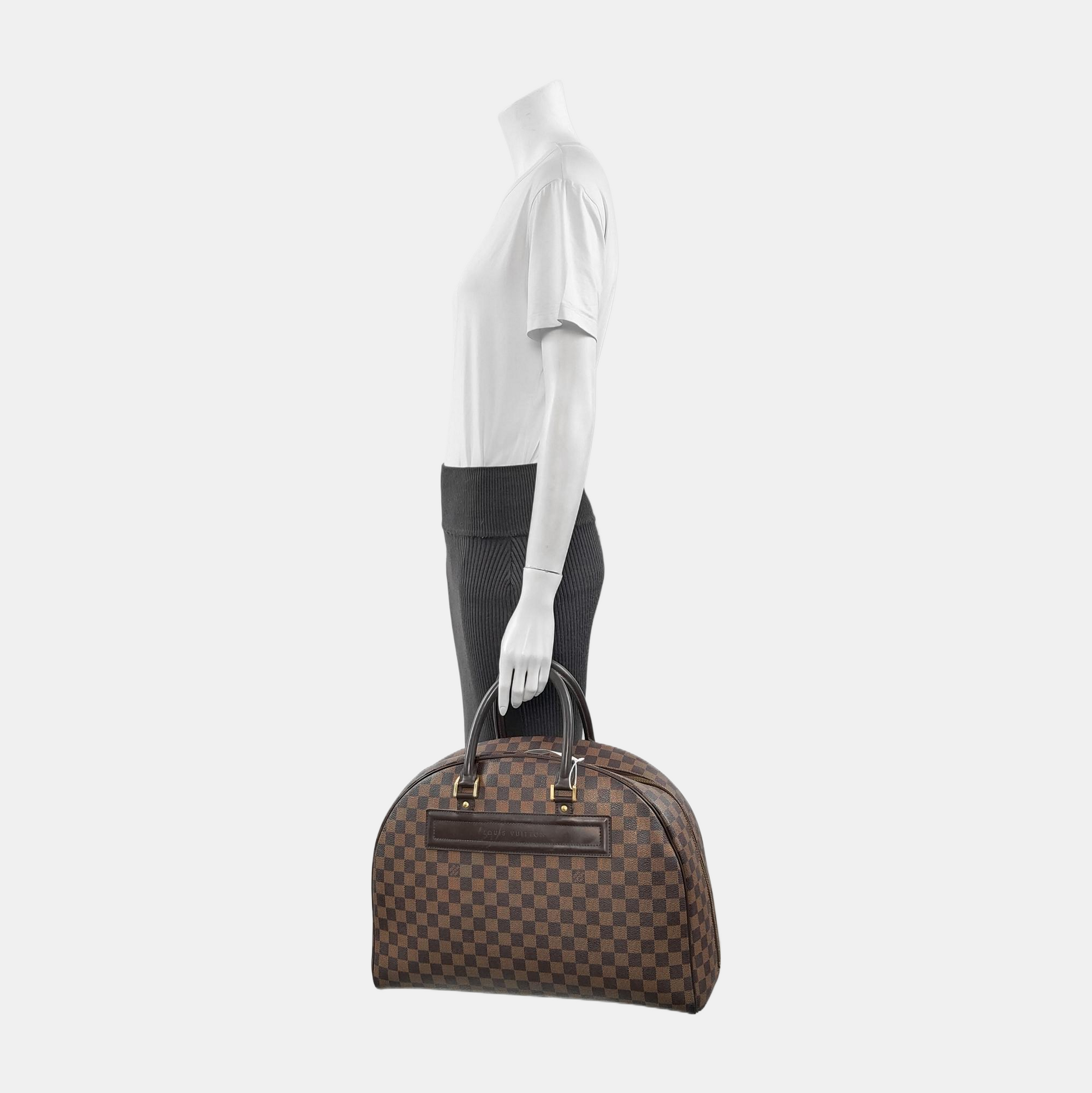 NOLITA Damier Ebene Coated Canvas Brown