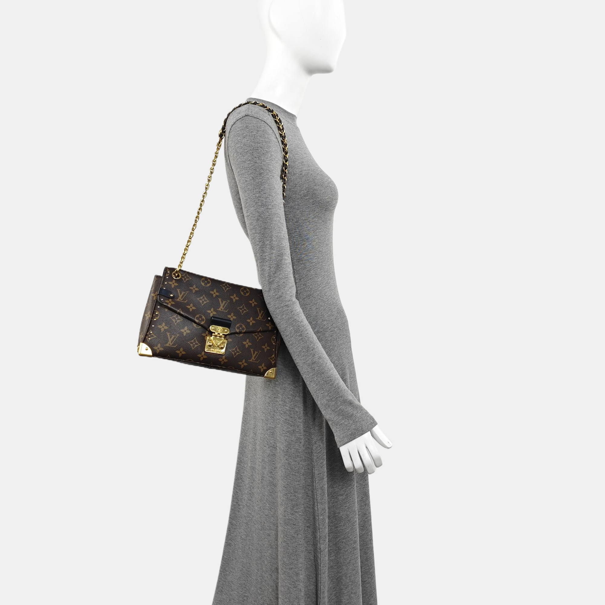TRUNKIE Monogram Coated Canvas Brown