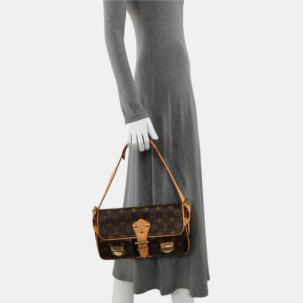HUDSON PM Monogram Coated Canvas Brown