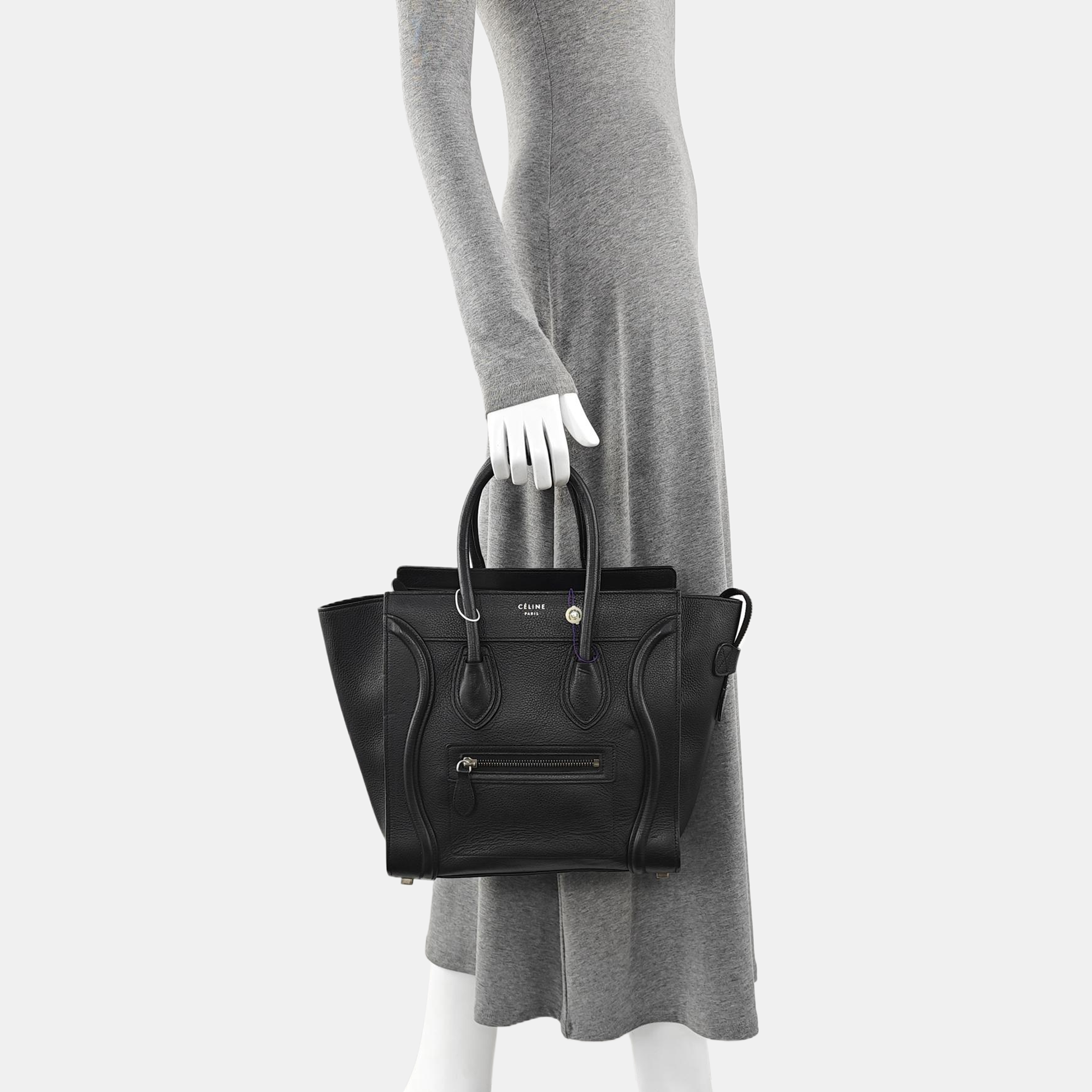 LUGGAGE Calfskin Black