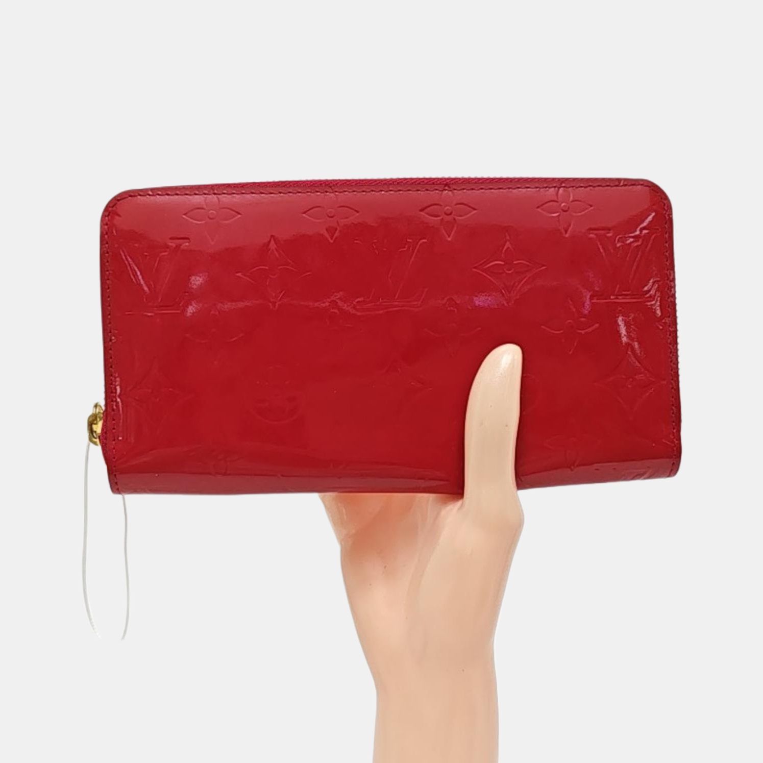 ZIPPY Patent Leather Red Wallet