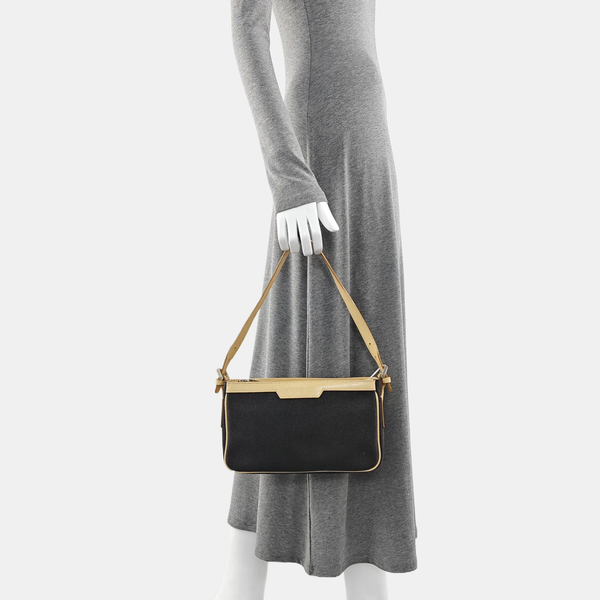 Canvas Shoulder Bag Black