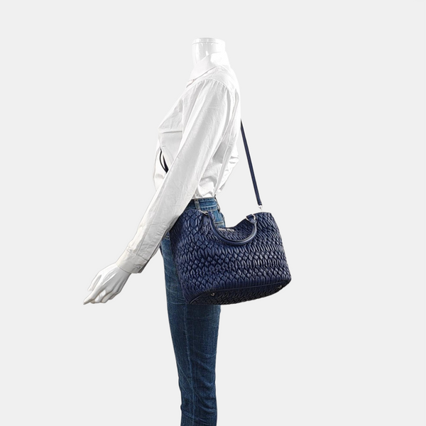 Quilted Lambskin Blue