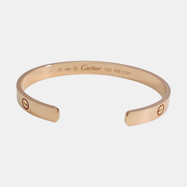 LOVE 18k Rose Gold Bangle