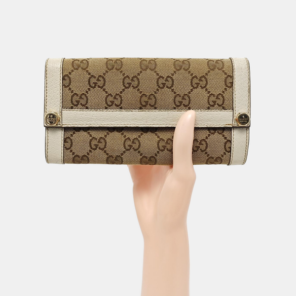Monogram Canvas Wallet Brown