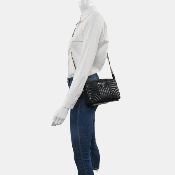 Diagramme Quilted Calfskin Black