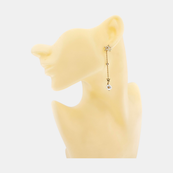 La Petite Tribale Metal Gold Earrings
